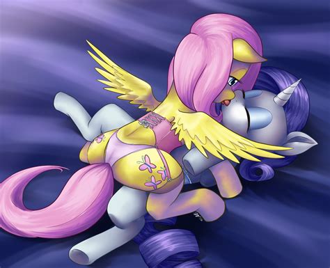 Rule 34 Female Female Only Fluttershy Mlp Friendship Is Magic Kissing Multiple Females My