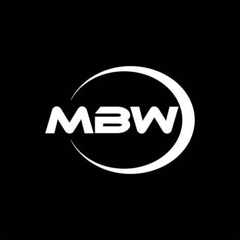 Mbw Letter Logo Design In Illustration Vector Logo Calligraphy