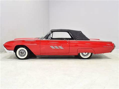 1963 Ford Thunderbird Convertible 46414 Miles Red 390 Cubic Inch V8 3 Speed Au Classic Ford