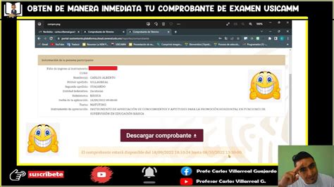 Descarga De Manera Inmediata Tu Comprobante De Examen De Promoci N