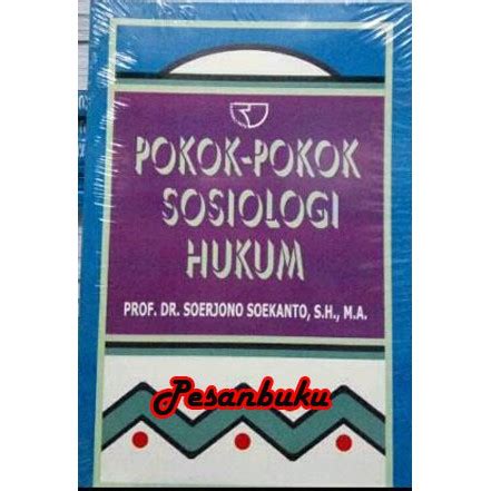 Jual Buku Pokok Pokok Sosiologi Hukum Karya Prof Dr Soerjono Soekanto