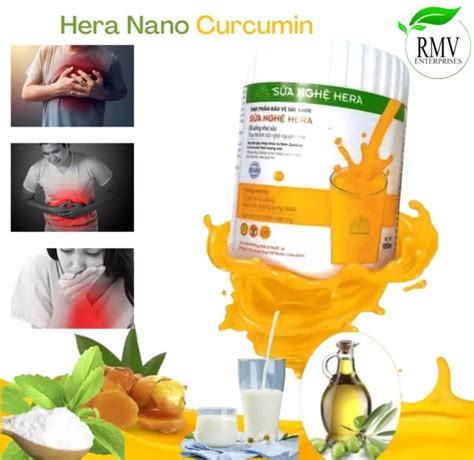 Hera Nano Curcumin Milk For Ulcer And Gastric Problems Lazada Ph