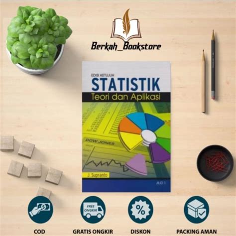 Jual STATISTIK TEORI APLIKASI EDISI 7 JILID 1 J SUPRANTO Kab