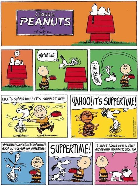 Suppertime Snoopy Funny Snoopy Cartoon Charlie Brown Comics | The Best ...