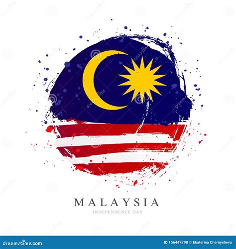 Flag Of Malaysia In The Shape Of A Big Circle Stock Vector Illustration Of Hospitality Travel