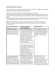 HUM 100 Module Four Worksheet Docx HUM 100 Module Four Worksheet This