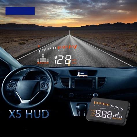 Buy X Hud Projector Head Up Display Speed Warning Fuel Obd Ii