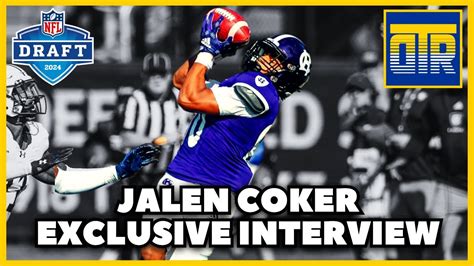 NFL Draft Prospect Interview Holy Cross WR Jalen Coker DTR 517 YouTube