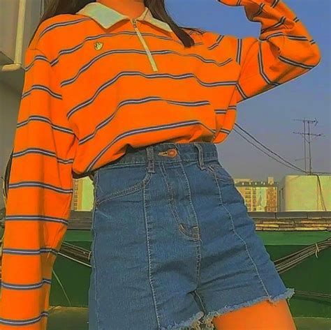 Эстетика инди кид | Orange outfit, Indie fashion, Aesthetic clothes