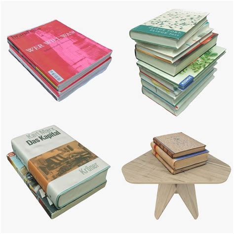 3D модель Сборник книг 05 - TurboSquid 1784899