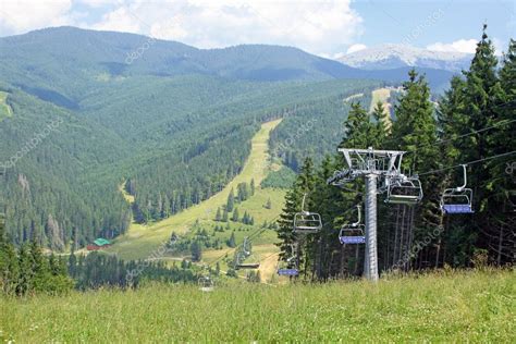 Bukovel Ski Resort In Summer Carpathians Ukraine Stock Photo Image