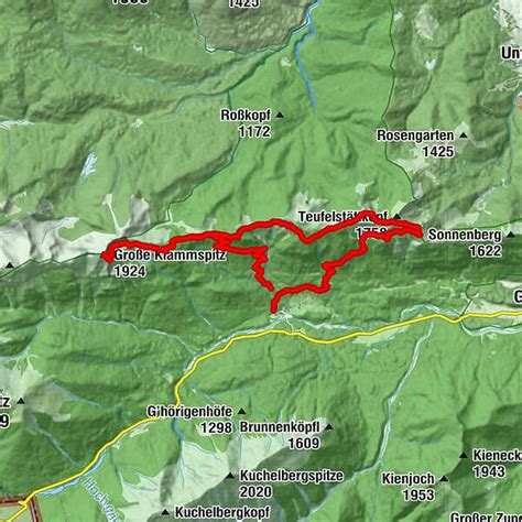 Große Klammspitze Teufelstättkopf BERGFEX Wanderung Tour Bayern