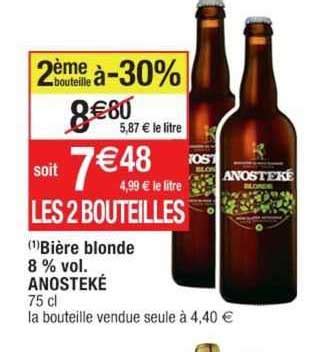 Promo Bi Re Blonde Vol Anostek Chez Cora Icatalogue Fr