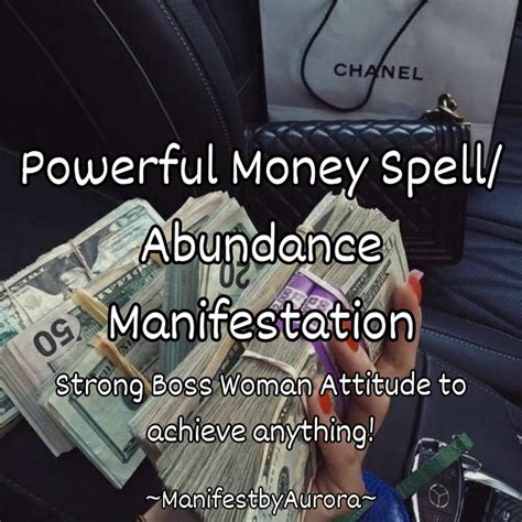 Fast Money Spell Millionaire Mindset Spell Abundance Spell Etsy