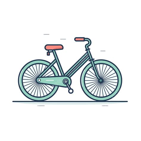 Bicycle Icon Line Illustration Vector Bicycle Lineal Icon Flat Icon