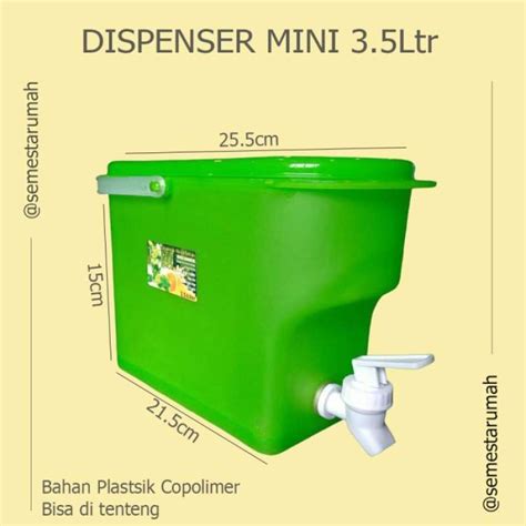 Jual Dispenser Air Mini 3 5 L Tempat Kran Air Drink Bucket Murah