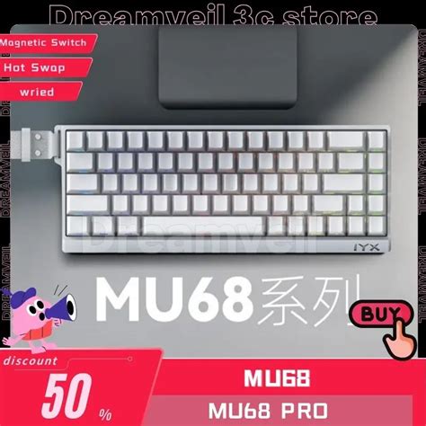 Iyx Mu Pro Gamer Teclado Mec Nico Fio Interruptor Magn Tico Rgb Retroiluminado Hot Swap