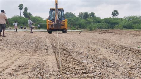 Amazing Jcb Backhoe Machine Eb Koyal In River And Showing Stunt