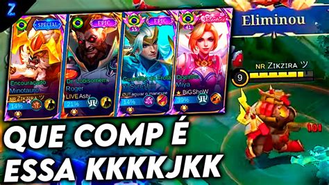 QUANDO VOCÊ DECIDE TANKAR PARA 3 ADC ISSO ACONTECE MINOTAURO GAMEPLAY