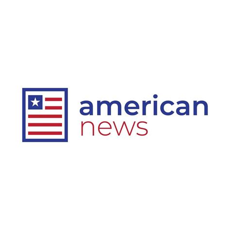 american news logo design 6084810 Vector Art at Vecteezy