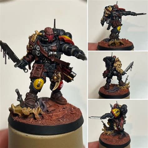 Finished My ‘black Ops’ Phobos Lieutenant With Combi Weapon R Warhammer40k