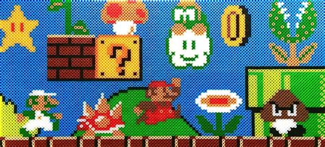 Super Mario Scene Levels Perler Bead Pixel Art Pattern Pixel Art Shop Pixel Art Pattern