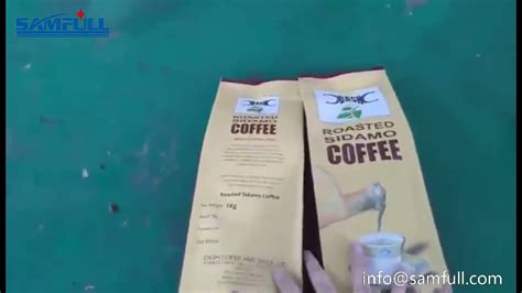 Samfull Automatic Coffee Beangrounded Coffee Bag Horizontal Premade Pouch Packaging Machine