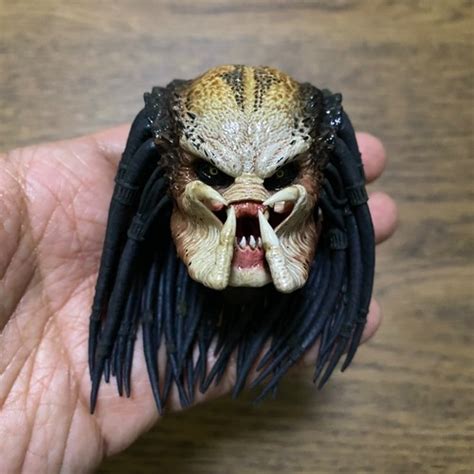 1 6 HOT TOYS FIGURE MMS162 AVP PREDATORS CLASSIC PREDATOR HEAD SCULPT EBay