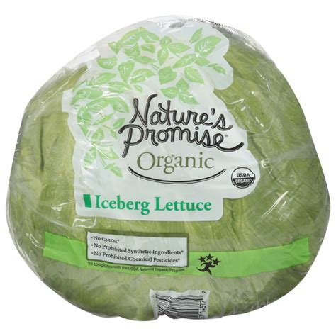 Save On Nature S Promise Organic Iceberg Lettuce Order Online Delivery