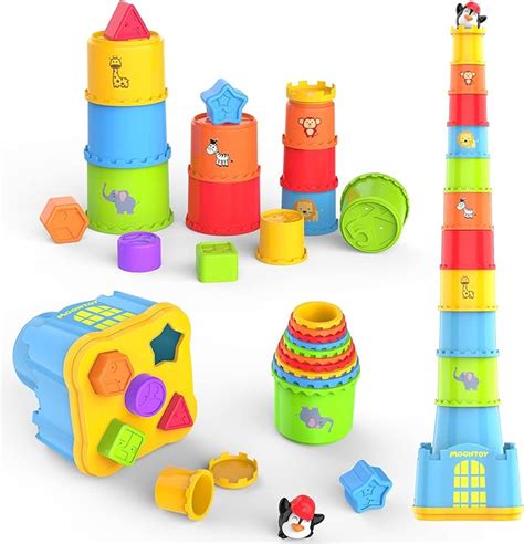 Moontoy Giocattoli Bambino Anno Montessori Giocattolo Per Bambini