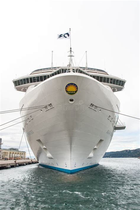 Pont Supérieur De Bateau De Croisière De Princesse Image Stock