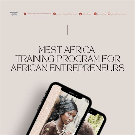 Mest Africa Training Program For African Entrepreneurs