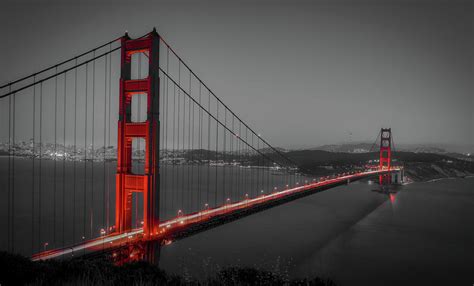 The Golden Gate Bridge At Dusk Photograph By Mountain Dreams Fine Art