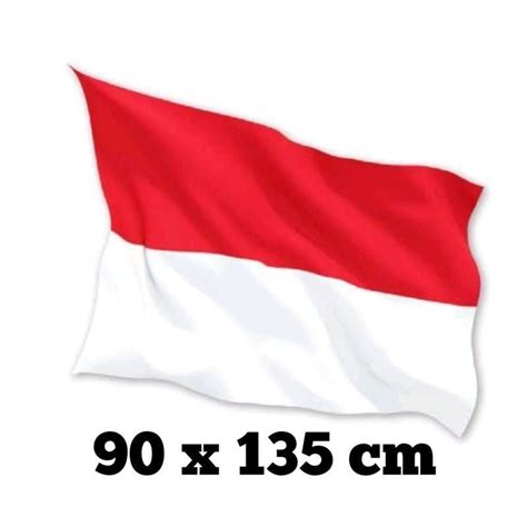 Promo Bendera Merah Putih Ukuran X Cm Bahan Satin Premium Diskon