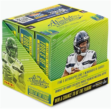 Panini Absolute Football Hobby Box Minera Sports Cards