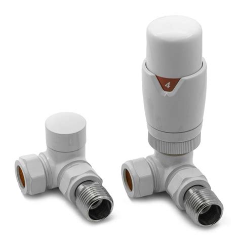 Reina Modal White Corner Thermostatic Radiator Valves Vlv Mdlwc