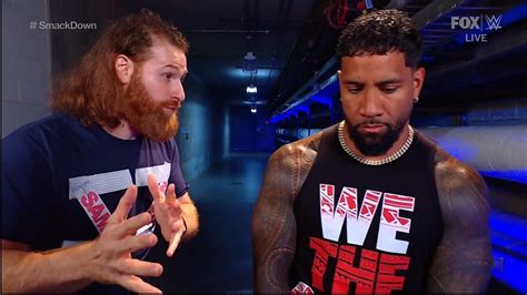 Sami Zayn Talks With Jey Uso Backstage Wwe Smackdown June