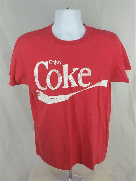 Enjoy Coke official Coca-Cola merchandise Mens T-Shir… - Gem