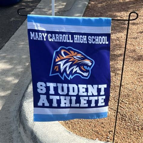 Marry Carroll High School Student Athlete Flag - Icestork