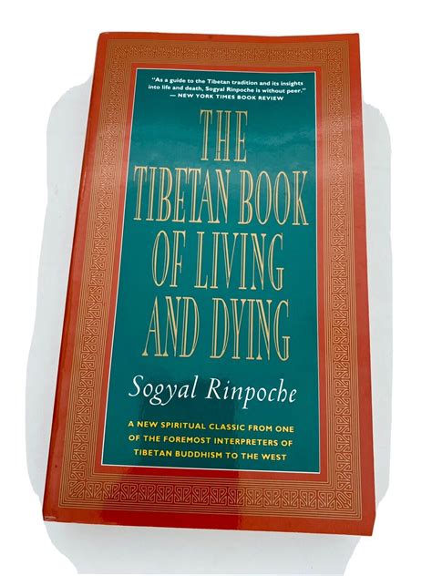 The Tibetan Book Of Living And Dying By Sogyal Rinpoche Paperback Signed Vg 9780062508348 Ebay