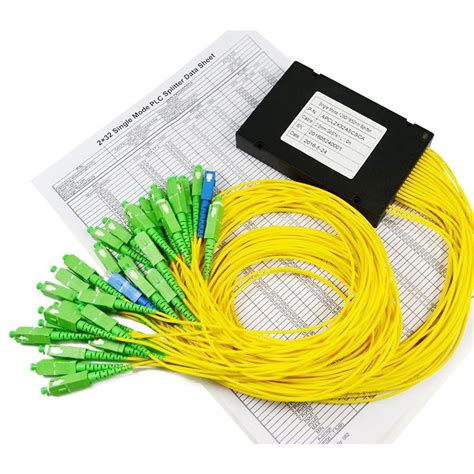 Abs Box Type X Sc Apc Fiber Optical Plc Splitter China Fiber Optic