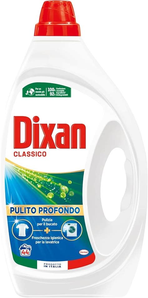 Dixan Detersivo Lavatrice Liquido Classico 44 Lavaggi Amazon It