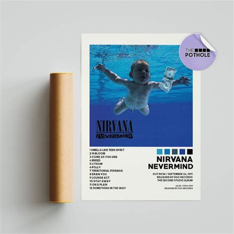 Nirvana Poster Etsy