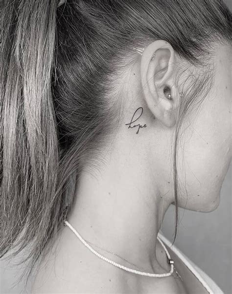 Unique Behind The Ear Tattoo Ideas For Women