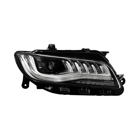 Headlight For 2018 20 Lincoln Mkz Right Side Black Housing Clear Lens