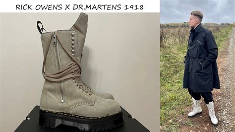 RICK OWENS X DR.MARTENS 1918 - Обзор / на ноге / самые удобные Мартинсы ...