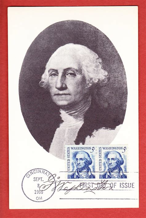 George Washington Coil Maxicard United States General Issue