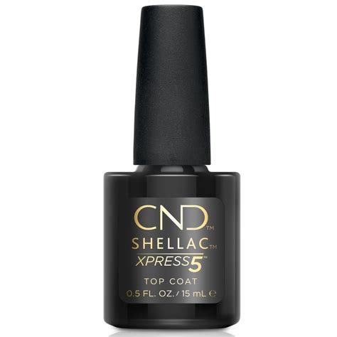 Верхнее покрытие CND Shellac Xpress5 Top Coat 15 мл топы