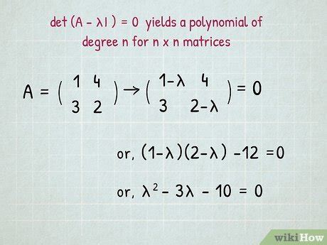 How to Find Eigenvalues and Eigenvectors: 8 Steps (with Pictures)