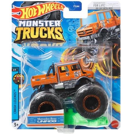 Hot Wheels Monster Trucks Mercedes Benz Unimog Hnw Shopee Brasil